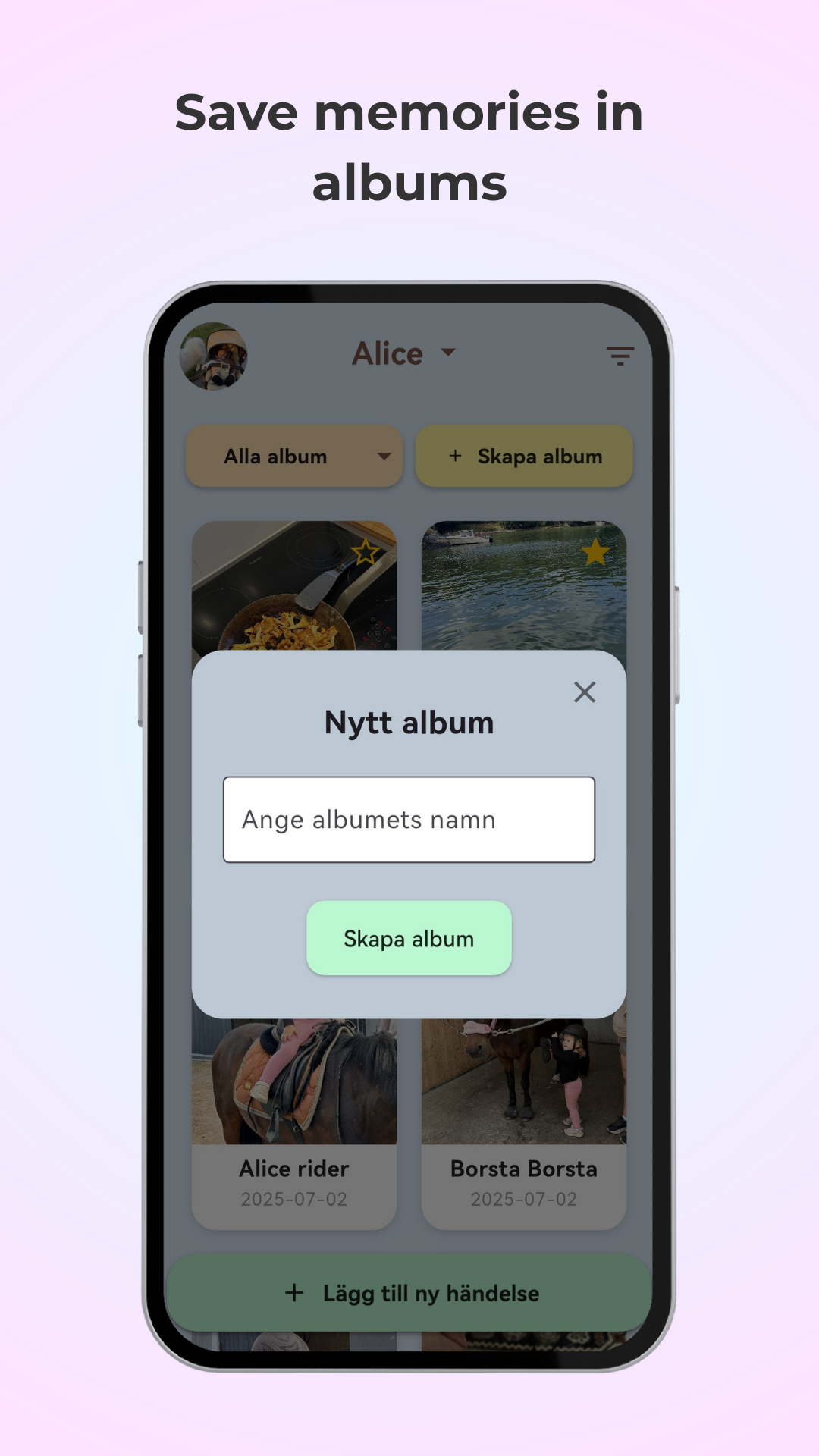 Create album