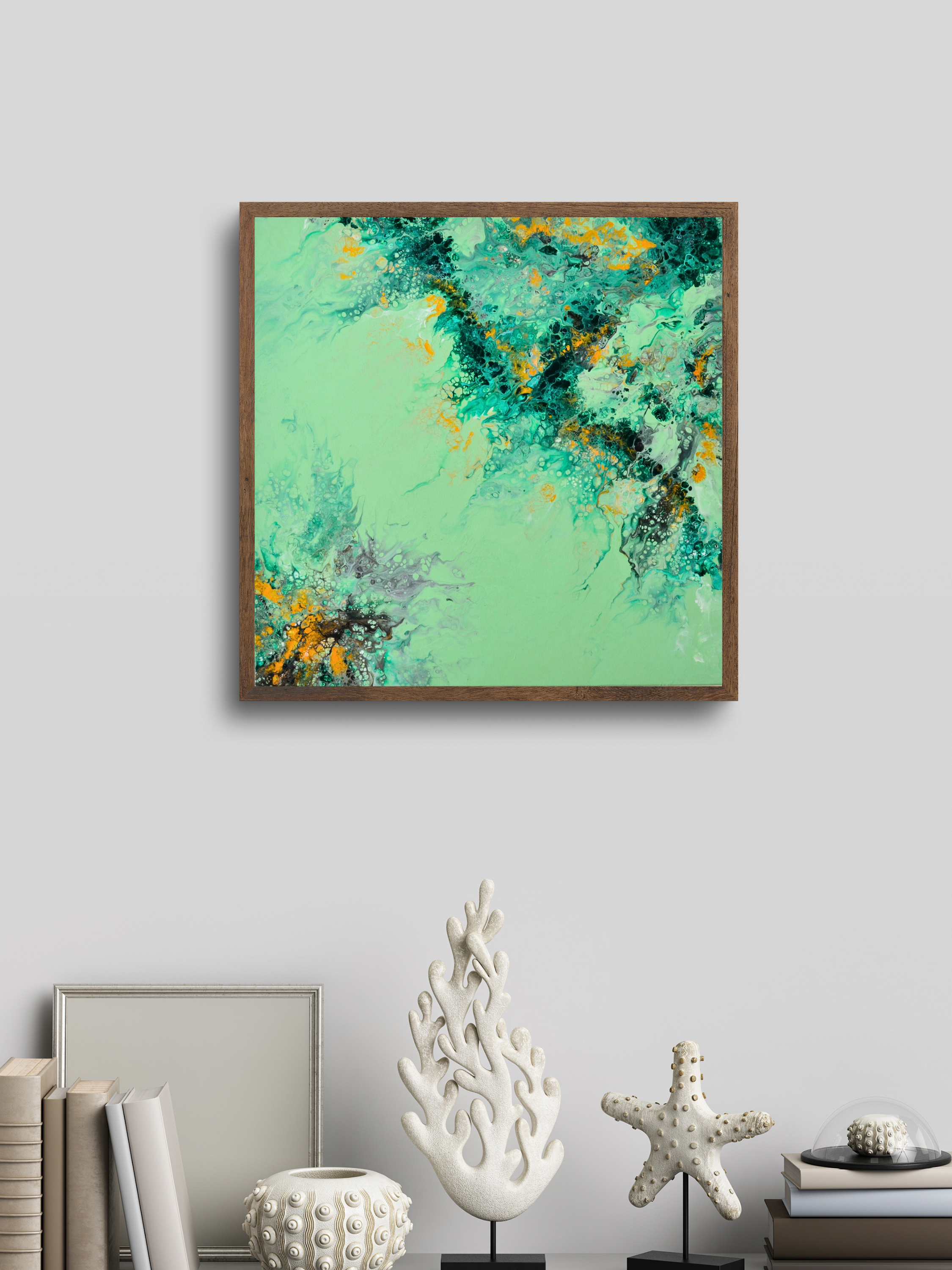 Verdant Flow – Grön Poster