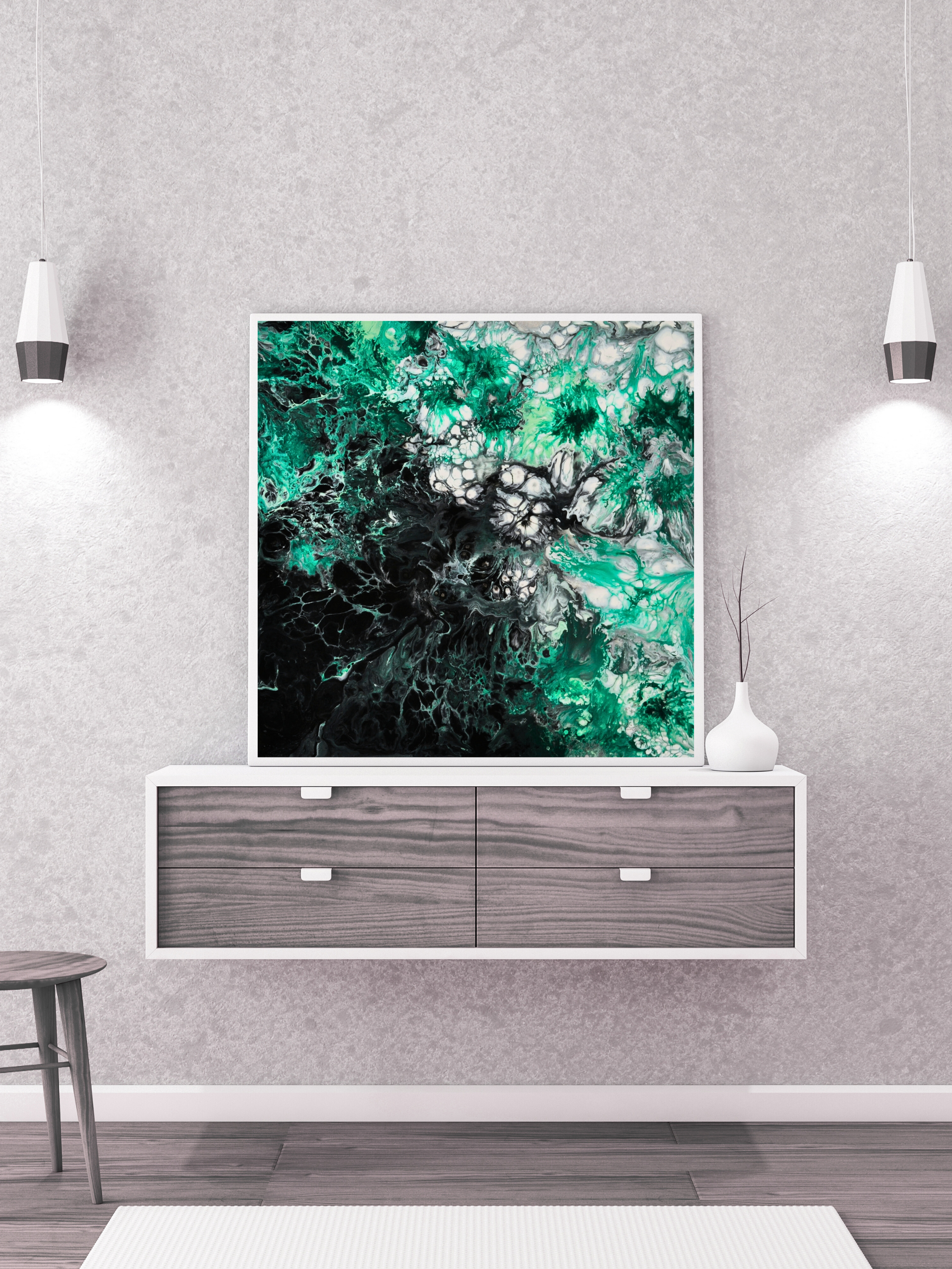 Emerald Abyss – Mörkgrön Poster