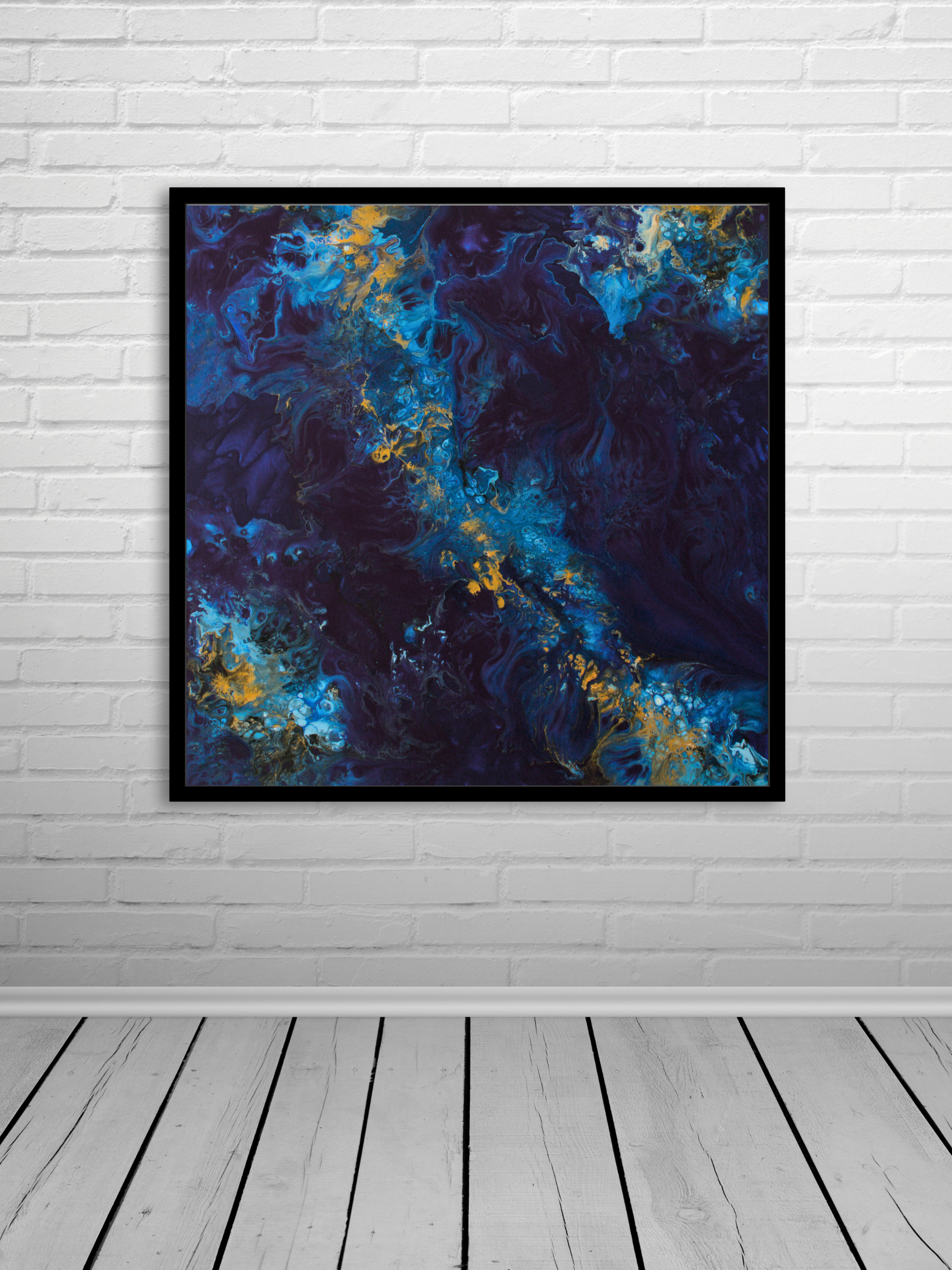 Ethereal Tide – Drömsk Blå Poster