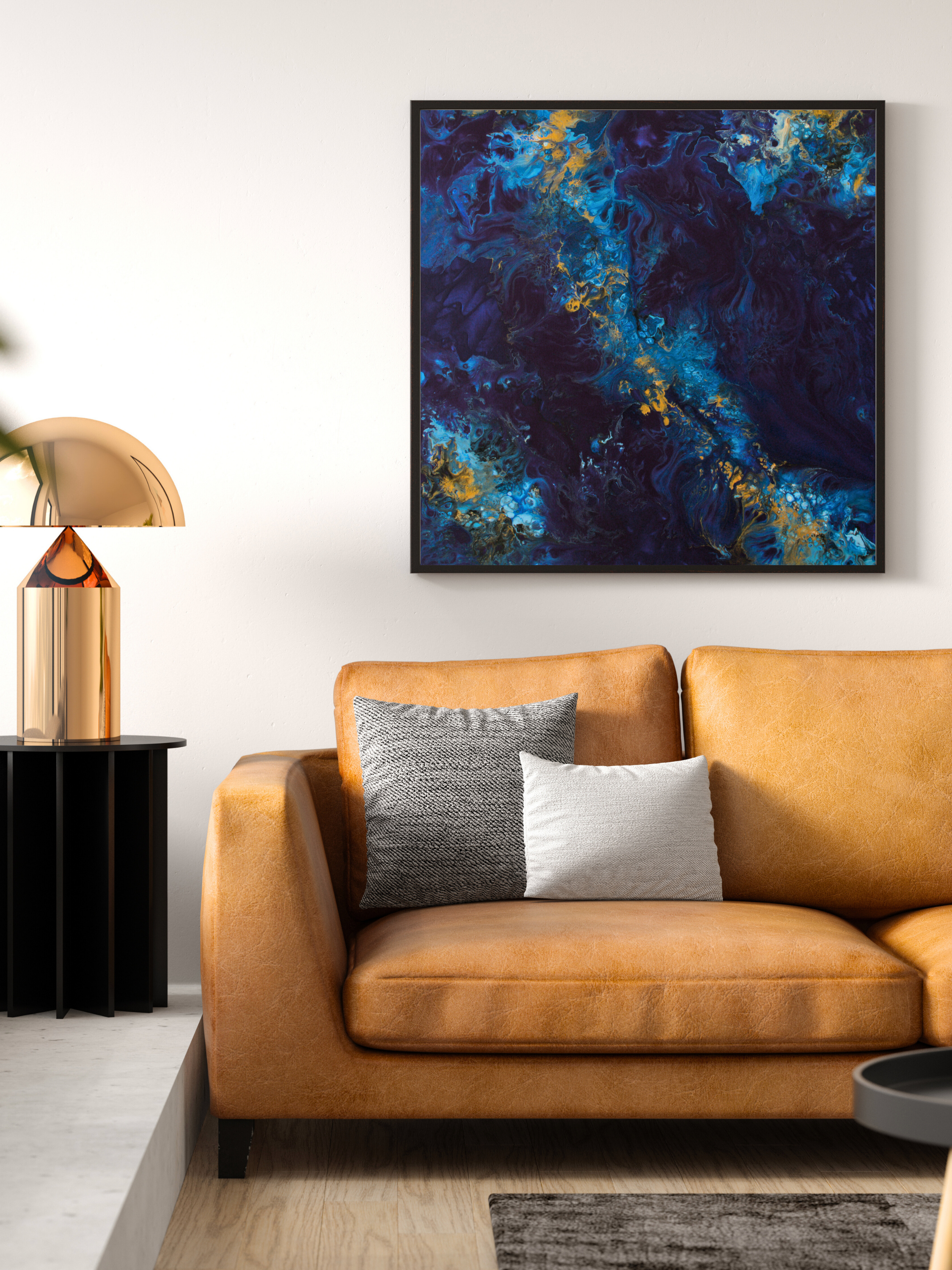 Ethereal Tide – Drömsk Blå Poster
