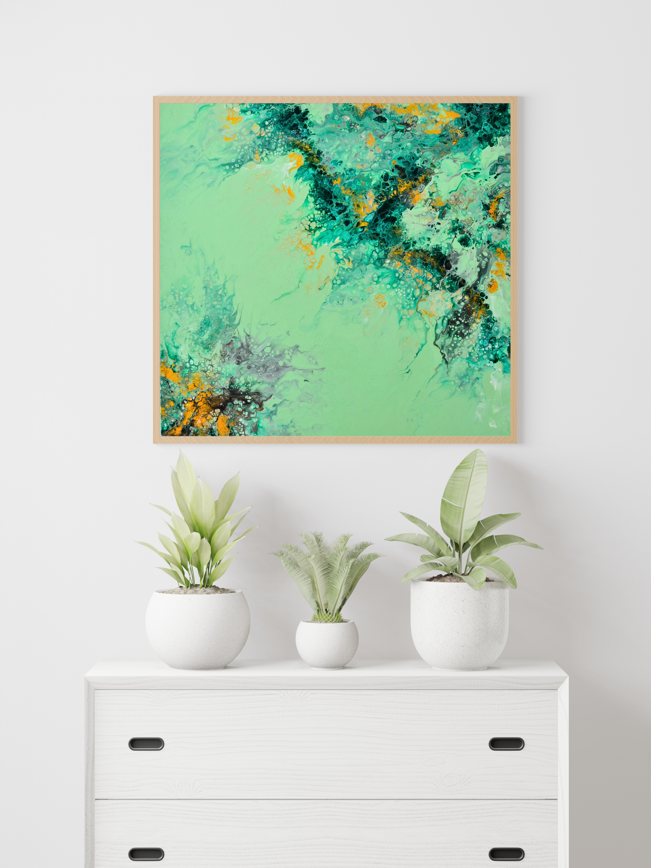Verdant Flow – Grön Poster