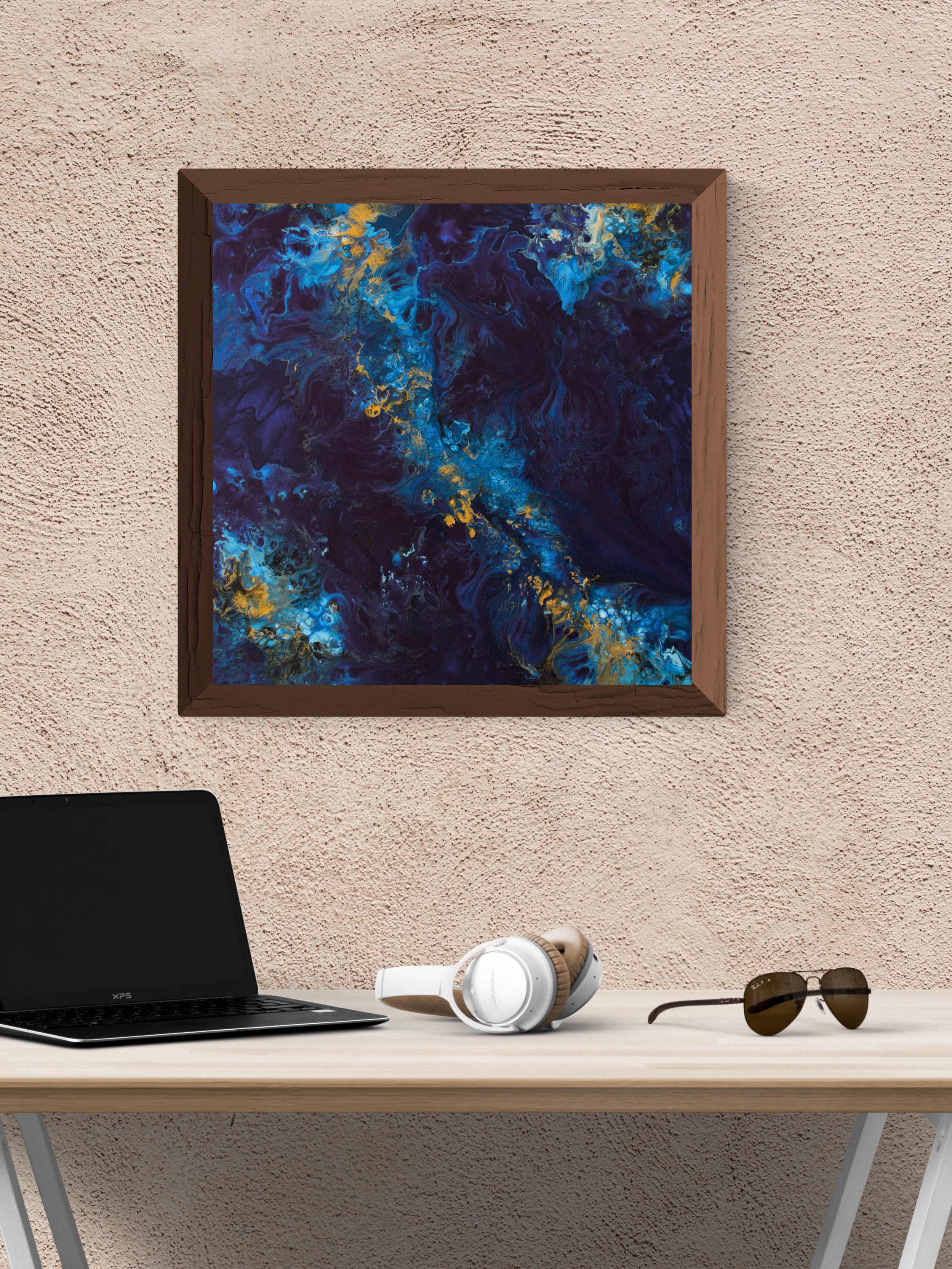 Ethereal Tide – Drömsk Blå Poster