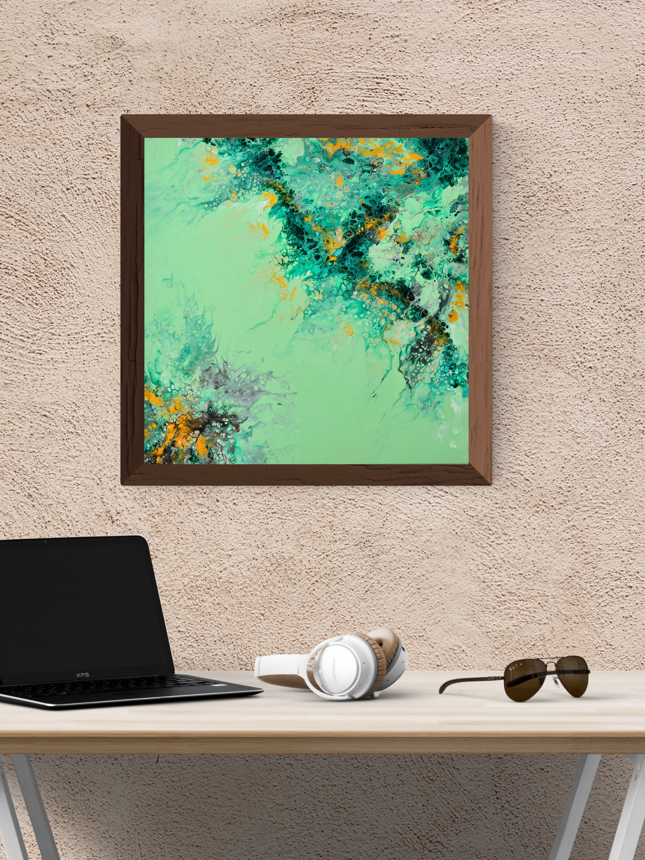 Verdant Flow – Grön Poster