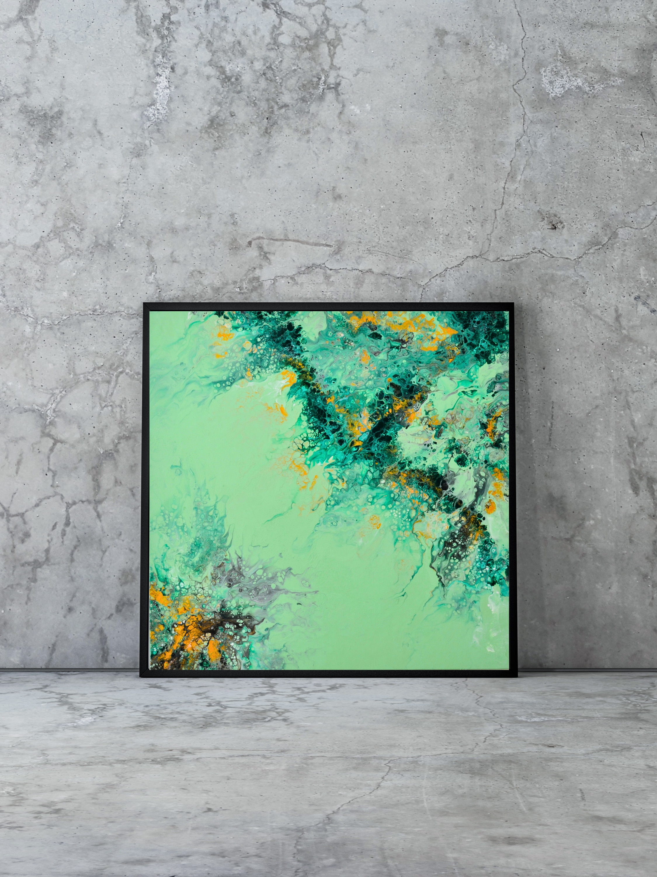 Verdant Flow – Grön Poster