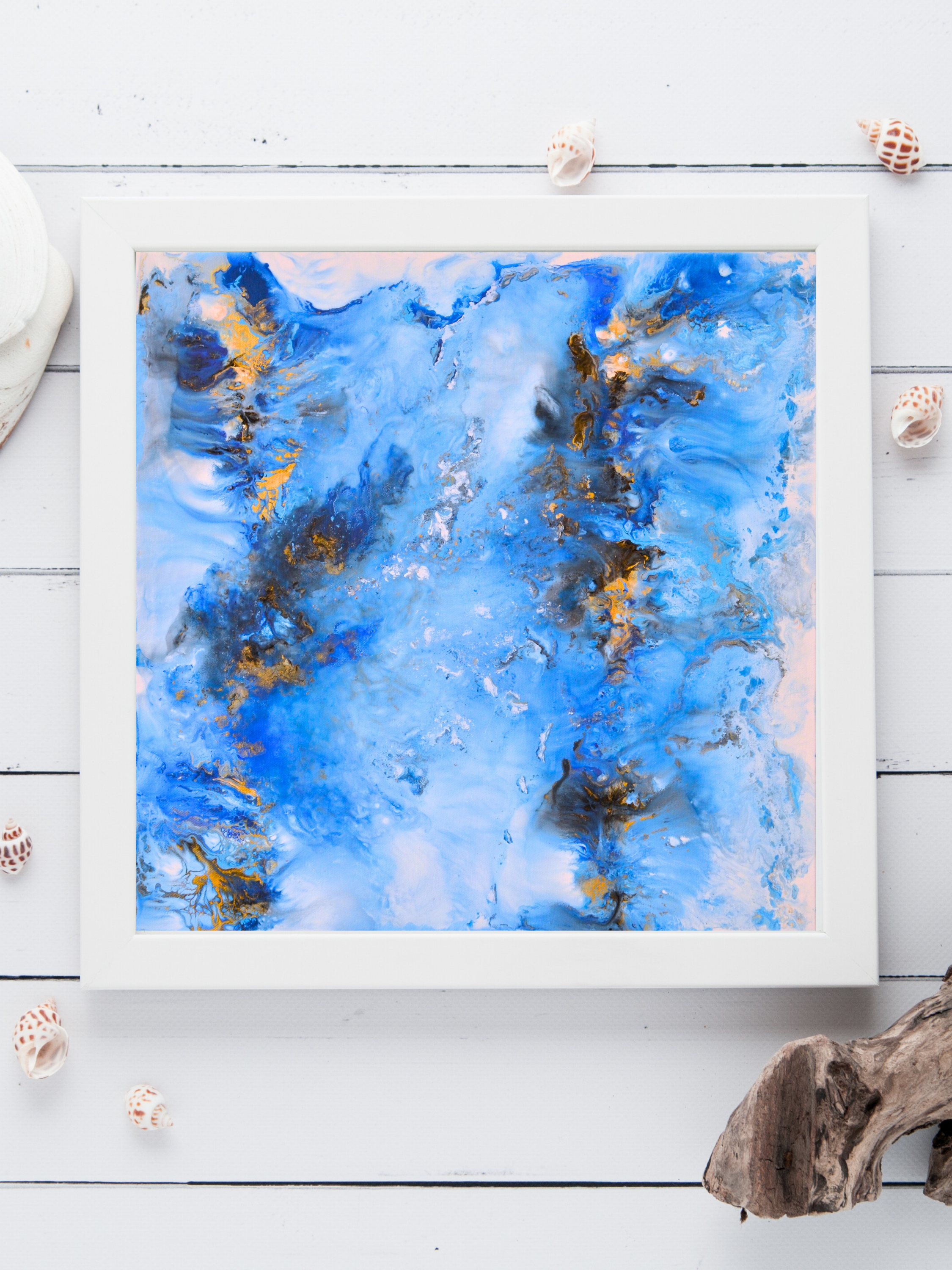 Celestial Cascade – Abstrakt Poster